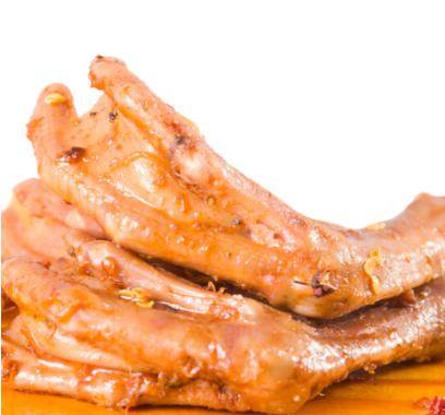 绝味湖南特产 招牌麻辣鸭爪200g 卤味肉干肉脯办公室休闲零食熟食(新