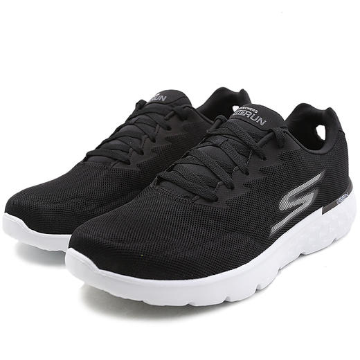 skechers斯凯奇男鞋夏季新款运动休闲鞋透气轻便网面健步鞋55292bkw