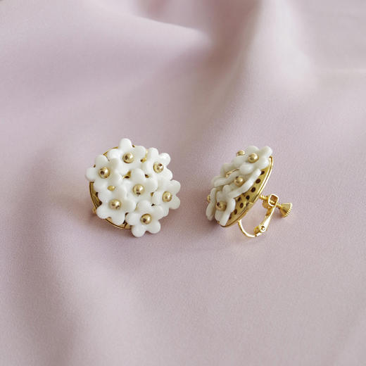 订购8周到｜POPORCELAIN-Mini Daisy Cluster-耳夹［丹麦设计师］ 商品图2