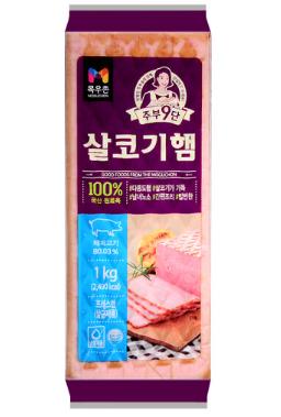 牧雨村 主妇九法瘦肉火腿1kg【中】 商品图0