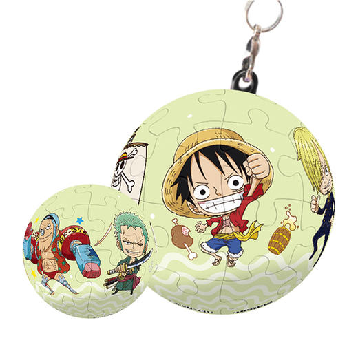 【折扣商品 不退不换】24片 钥匙扣拼图 A3383 ONE PIECE-新世界出发 商品图0