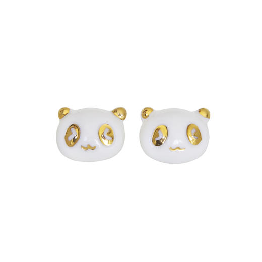 订购8周到｜POPORCELAIN-Lucky Panda-耳钉［丹麦设计师］ 商品图0