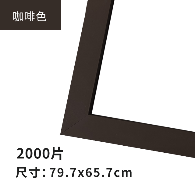 W1035 2000 實色框 咖啡色