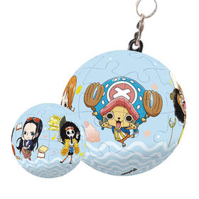 【折扣商品 不退不换】24片 钥匙扣拼图 A3384 ONE PIECE 新世界旅行