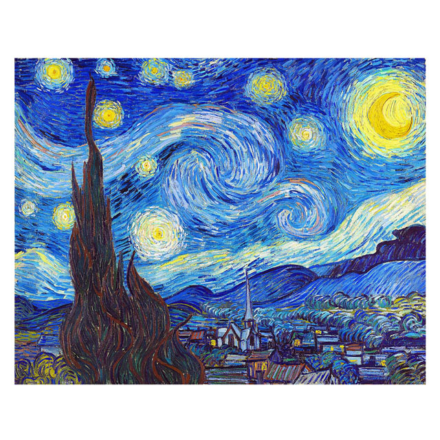 H1758 梵谷-星夜