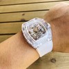 理查德米勒🐻【Richard Mille】全球限量版 本，水晶全透明玻璃鑫多功能复杂机械腕表，晶莹透亮⋯引领科技、未来、时髦感，透视机械美学，带来更新锐与前卫的诠释，全透明镂空水晶的诱惑力，值得欣赏 商品缩略图12