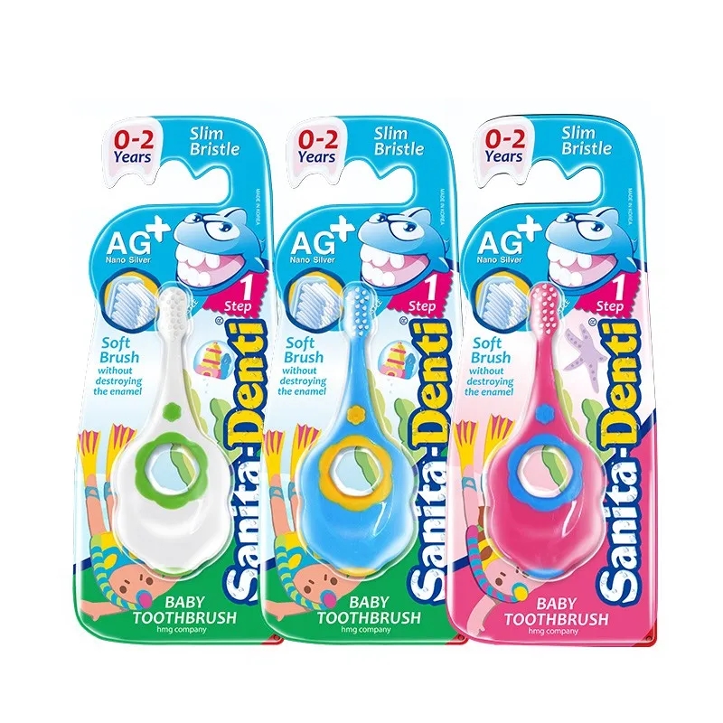 莎卡  韩国sanita-denti 婴幼儿牙刷0-2岁/2-5岁/5+岁