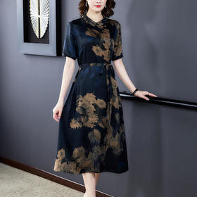 AHM-yqwl5952夏季新款时尚气质优雅连衣裙
