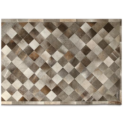 ZD·轻奢风格牛皮方毯 商品图0