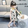 SKM-skb33-5韩版时尚中小童夏季花色吊带连衣裙潮 商品缩略图3