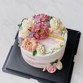 繁花 · 韩式裱花奶油蛋糕