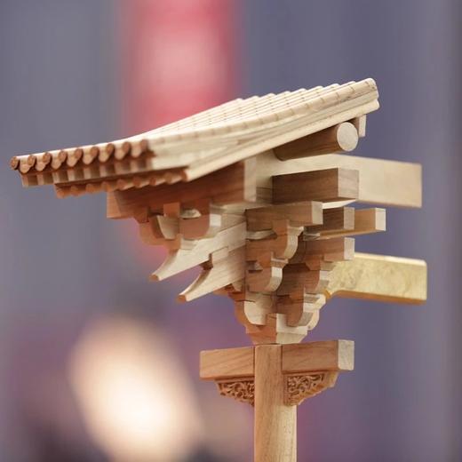 斗拱 宋式六铺作柱头斗栱 榫卯积木 晚峰书屋 商品图7