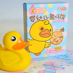 达维贝婴幼儿鱼仔饼60g（核桃味）