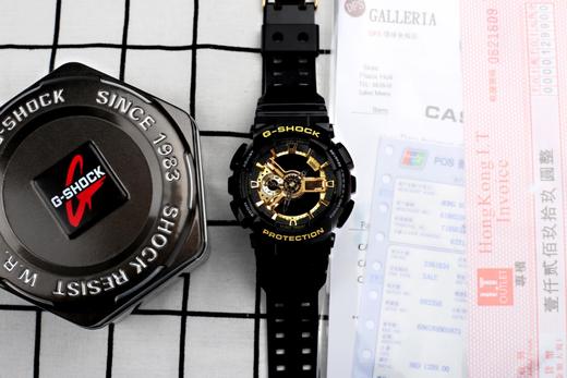 黑金，市面最强公司级卡西欧ga-110系列，拥有强大的抬手灯功能和防水功能，机芯原台湾代工厂，表带高级树脂制造. 商品图8