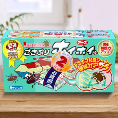 ARS安速 杀蟑螂药蟑螂屋蟑螂贴全窝端 日本进口小强恢恢10枚/盒 商品图1