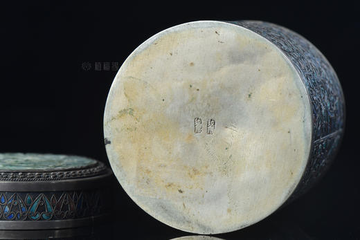 【暗香】掐丝珐琅老银茶罐-YS2007176 商品图7