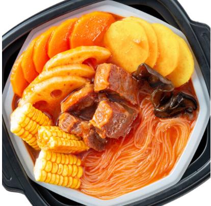 海底捞 自热火锅方便速食  酸爽可口番茄牛腩365g 商品图2