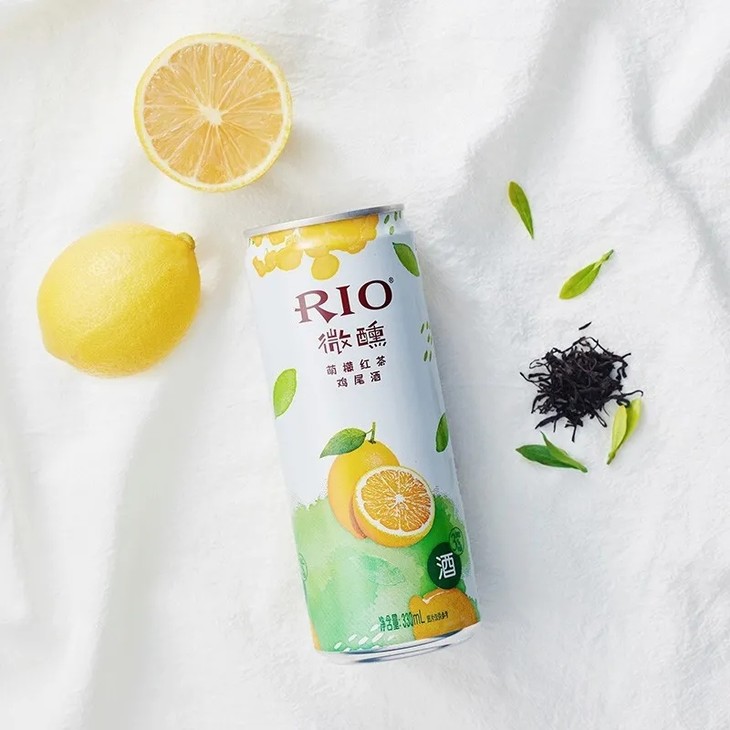 锐澳(rio)微醺系列组合 330ml*24(柠檬红茶*6 乳酸菌*6 柠檬*6 白桃*6