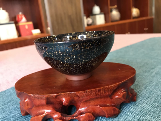 台湾名家 余敏捷 曜变天目杯