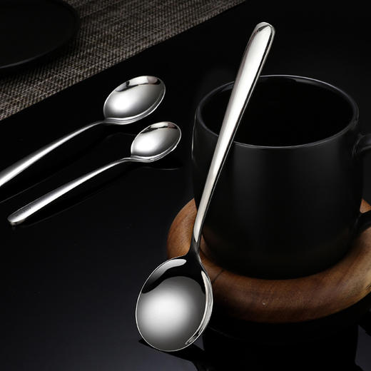 304不锈钢韩式长柄拌饭勺子 商品图1