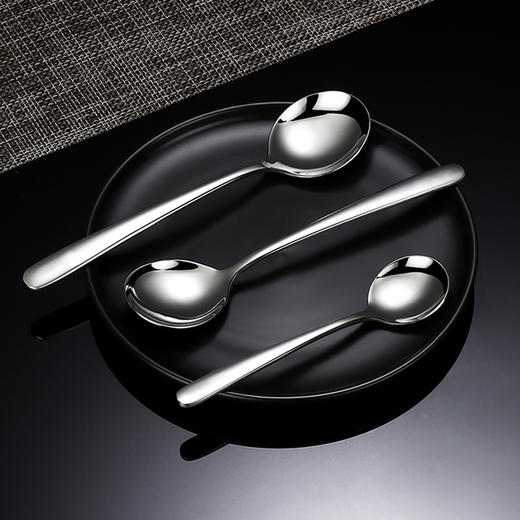 304不锈钢韩式长柄拌饭勺子 商品图2