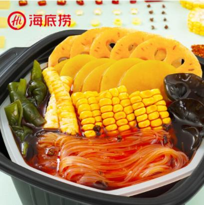 海底捞 自热火锅方便速食 香辣素食菜多多400g 商品图3