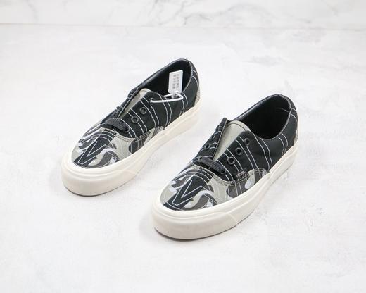 万斯Vans 安纳海姆 彩色印花 涂鸦 炫彩夺目 刺绣 黑炭灰色&炫彩米黄色 经典 Authentic帆布鞋男女 炫彩夺目 诚意满满 强烈推荐 经典 VNOA2RR1VY8和VNOA2RR1VY9 商品图1