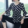 DB-A88宽松显瘦，雪纺波点七分喇叭袖上衣 商品缩略图2