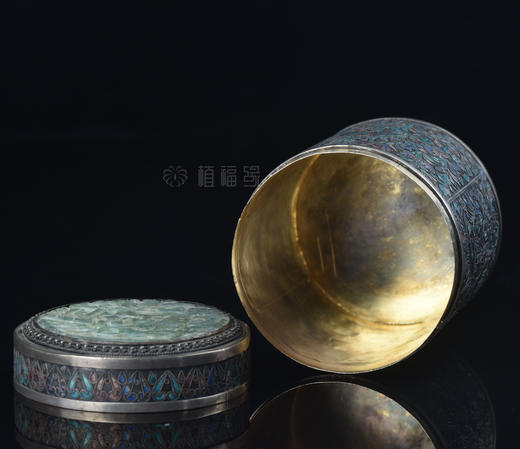 【暗香】掐丝珐琅老银茶罐-YS2007176 商品图6