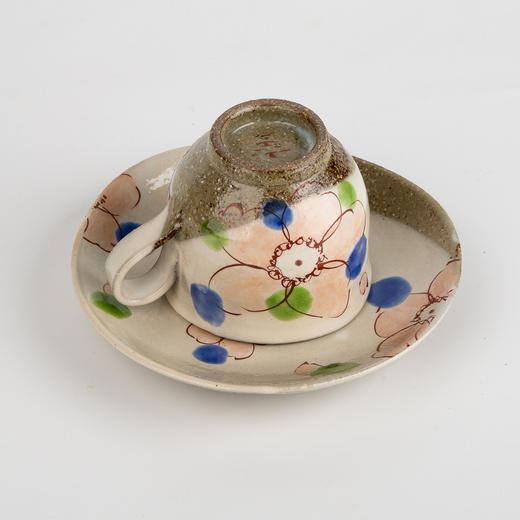 日本原产虚空藏窑URARA系列九谷烧手工咖啡杯 商品图3