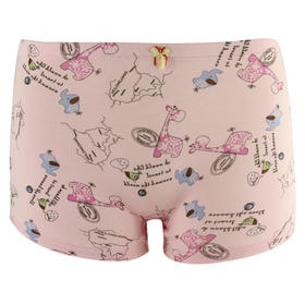 竹纤维女童平角内裤2022