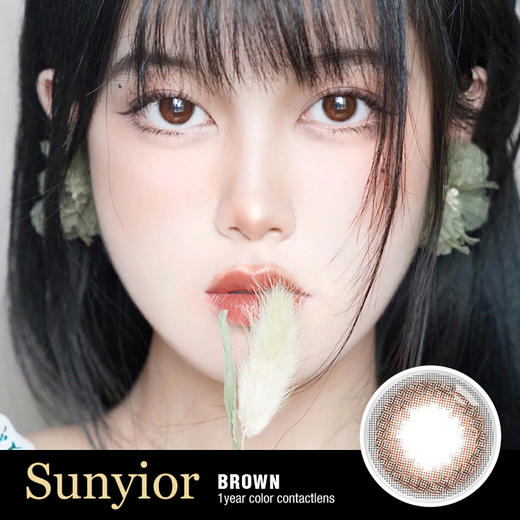 秀儿 年抛  小山茶 （巧咖棕 14.0最高1000度） 商品图0