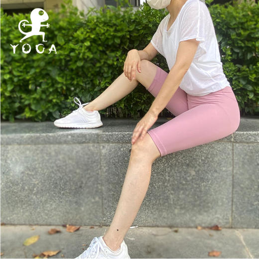 壁虎2020【半糖】显瘦高挑瑜伽健身五分裤 商品图7