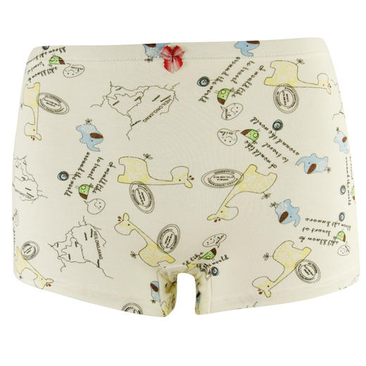 竹纤维女童平角内裤2022 商品图3