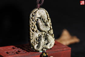 金曜石【转运锦鲤】吉祥鱼挂件