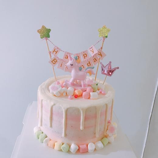 狮子家-ins独角兽生日蛋糕 纪念日蛋糕 聚会 仪式感必备 商品图0