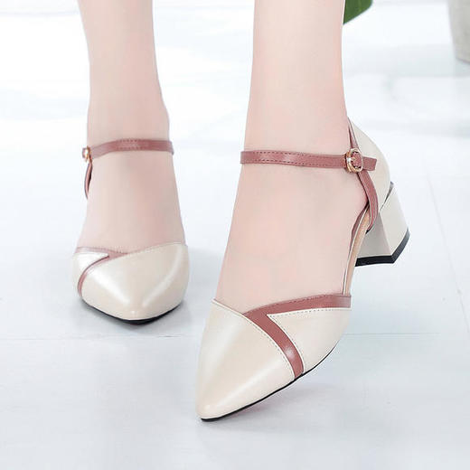 KQXH-YD134-75新款全真皮一字扣时尚皮鞋 商品图0