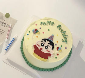狮子家-手绘蜡笔小新生日蛋糕 纪念日蛋糕 聚会 仪式感必备