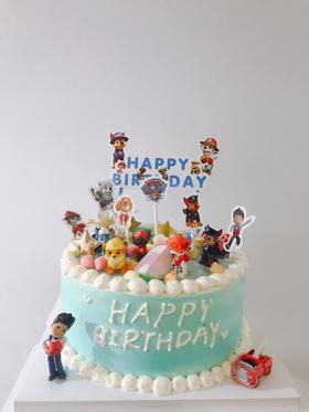 狮子家-美国汪汪队立大功主题生日蛋糕 纪念日蛋糕 聚会 仪式感必备