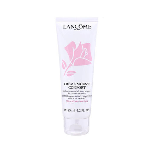 LANCÔME/兰蔻洗面奶 清滢柔肤滋润温和洁面乳粉色 干性肌肤适用 125ML 商品图7