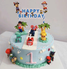 狮子家-美国汪汪队立大功生日蛋糕 纪念日蛋糕 聚会 仪式感必备