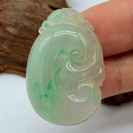 派瑞翡翠 翡翠如意 糯种 飘花 商品图2