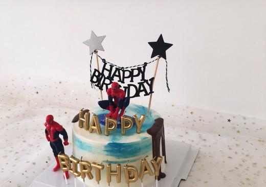 狮子家-蜘蛛侠生日蛋糕 纪念日蛋糕 聚会 仪式感必备 商品图0