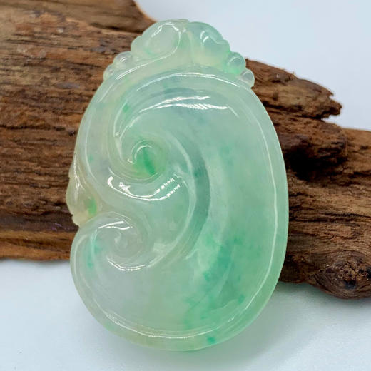 派瑞翡翠 翡翠如意 糯种 飘花 商品图1