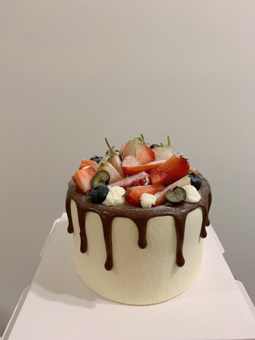 狮子家-简约草莓生日蛋糕 纪念日蛋糕 聚会 仪式感必备 商品图0