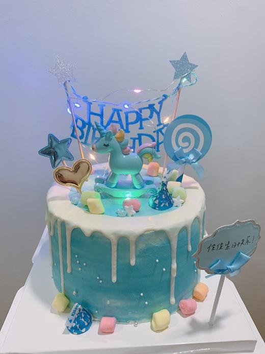 狮子家-网红独角兽生日蛋糕 纪念日蛋糕 聚会 仪式感必备 商品图0