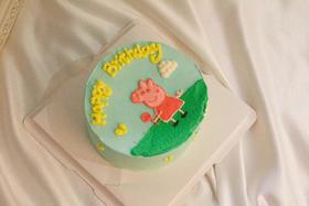 狮子家-网红手绘小猪佩奇生日蛋糕 纪念日蛋糕 聚会 仪式感必备