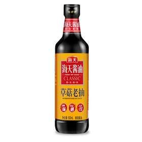 海天草菇老抽 500ml/瓶