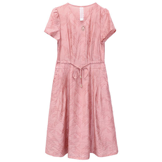 YWE-ALLJ20A45A时尚2020夏新款修身气质减龄收腰天丝a字裙 商品图5