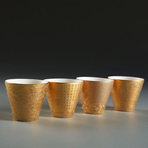 鎏金品茗杯单 主人杯 商品图3